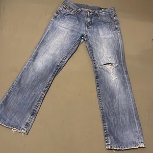 SEVEN 7..  Distressed Mens Jeans  size 32X32”